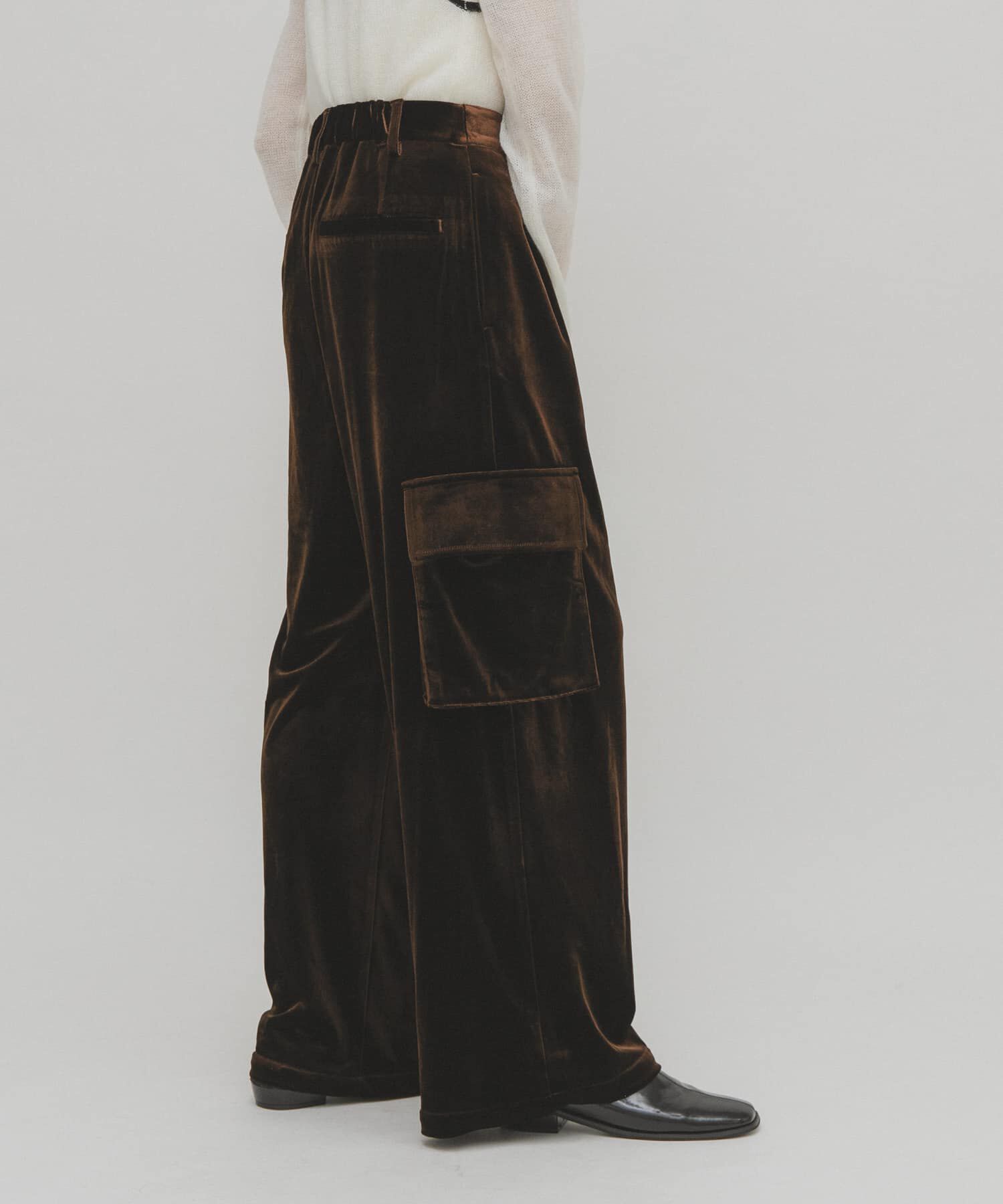  「ベロアカーゴパンツ」|その他|