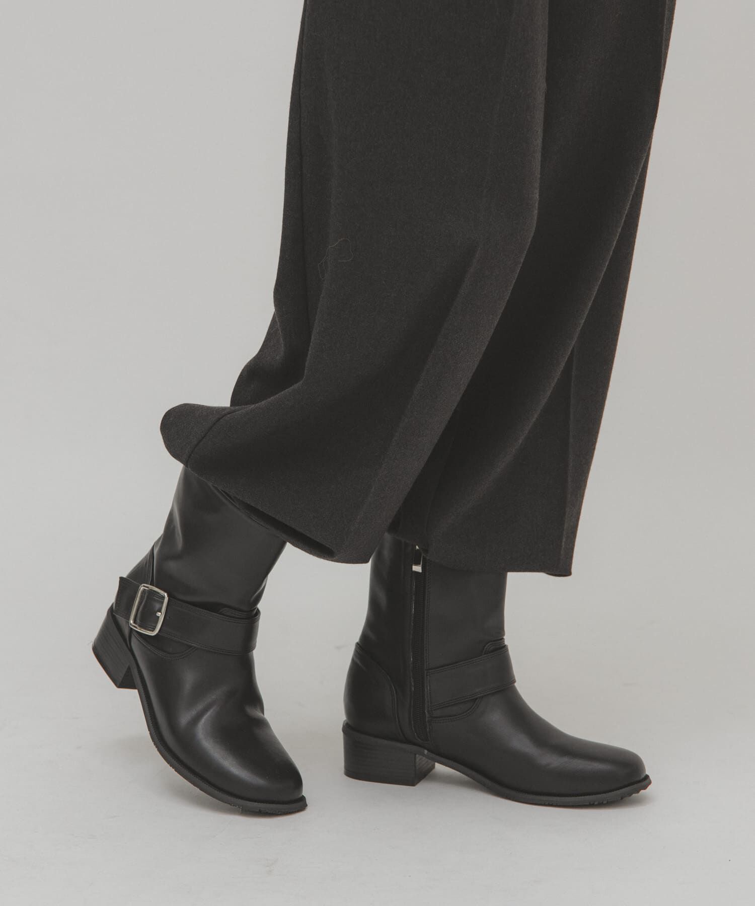  「エンジニアショートブーツ」|ショートブーツ|