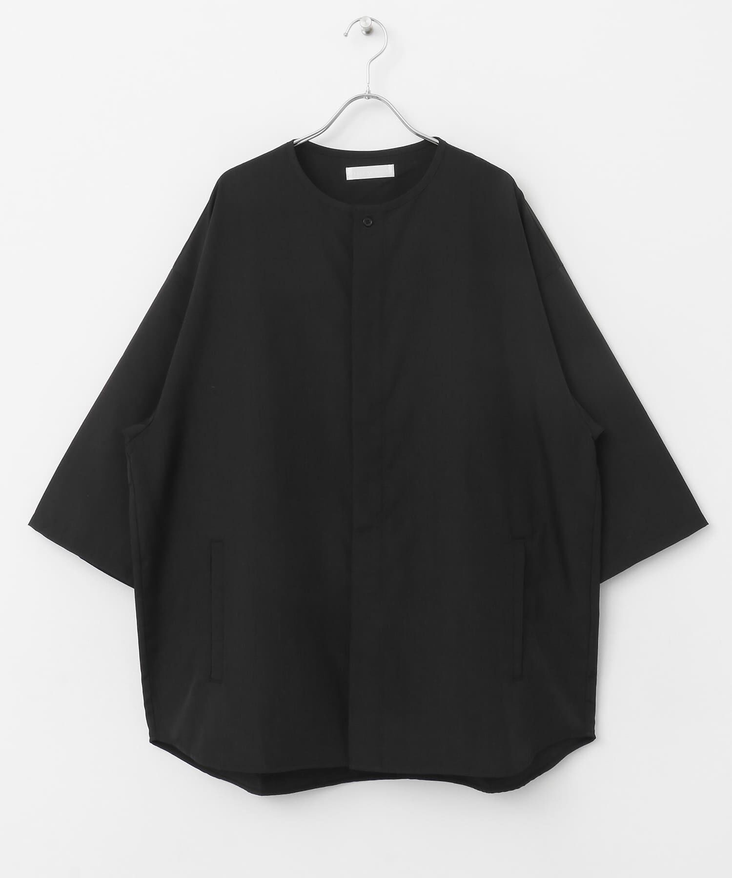 SENSE OF PLACE by URBAN RESEARCH「ノーカラールーズシャツ(5分袖)」|シャツ・ブラウス|