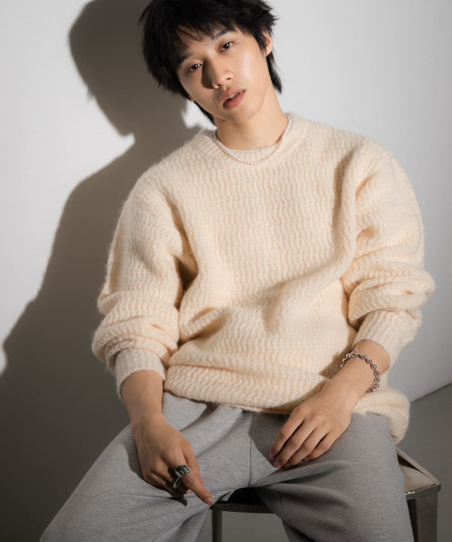 SENSE OF PLACE by URBAN RESEARCH「『ユニセックス』ローゲージカラーニット」|ニット・セーター|