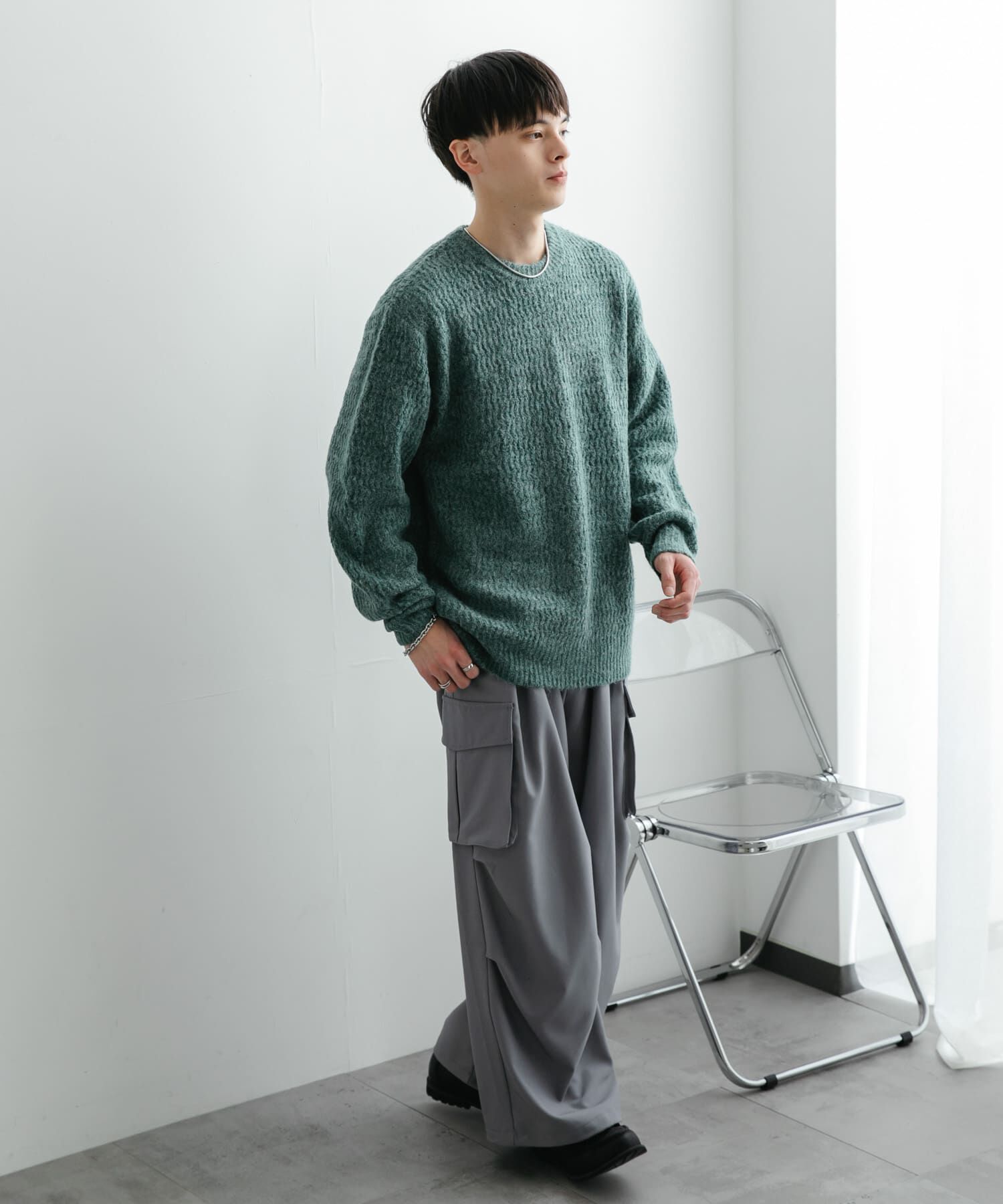 SENSE OF PLACE by URBAN RESEARCH「『ユニセックス』ローゲージカラーニット」|ニット・セーター|