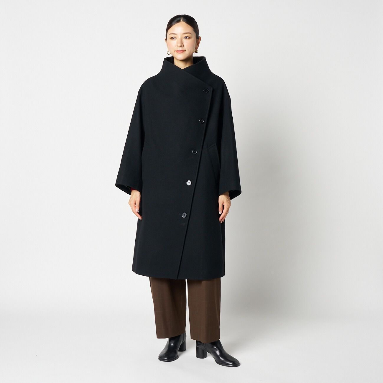 HELIOPOLE「HELIOPOLE WOOL STAND COLLAR COAT」|トレンチコート|