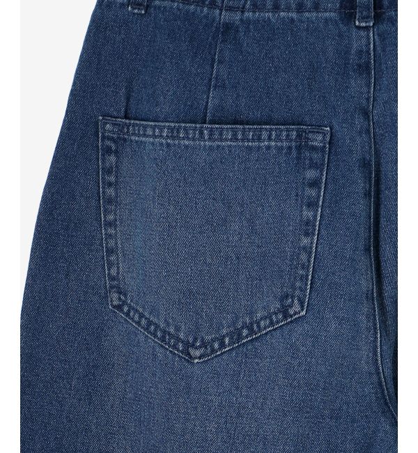 le.coeur blanc「タックワイドデニムパンツ」|デニム|