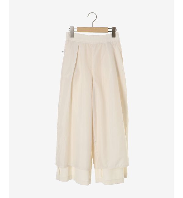  「ウールライクフロントタックワイドクロップドパンツ」|その他|