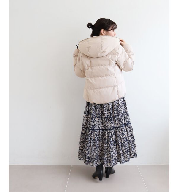  「ファーフードショートダウン」|ダウン|