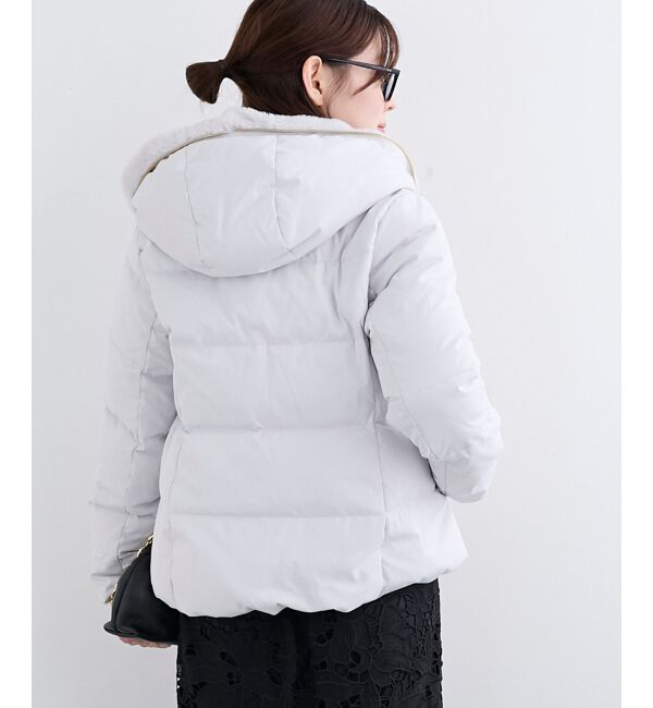  「ファーフードショートダウン」|ダウン|