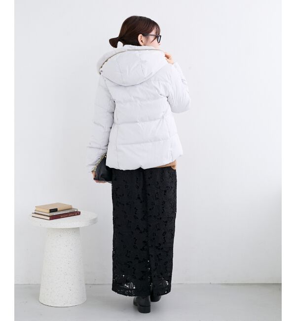  「ファーフードショートダウン」|ダウン|