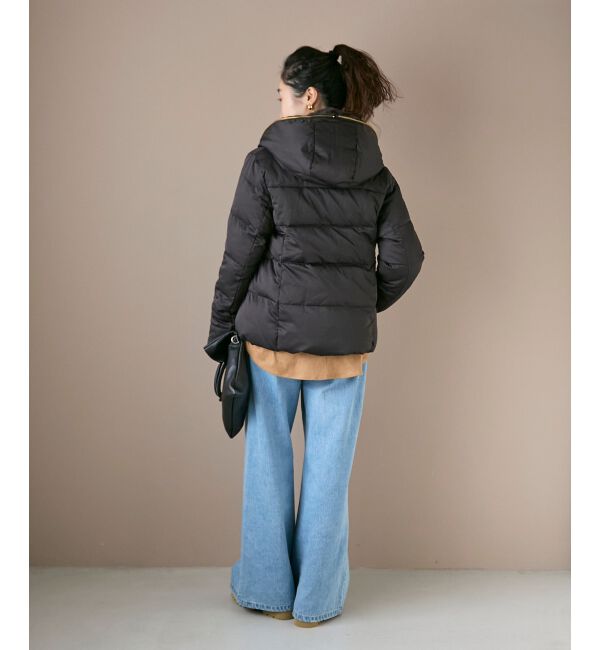  「ファーフードショートダウン」|ダウン|