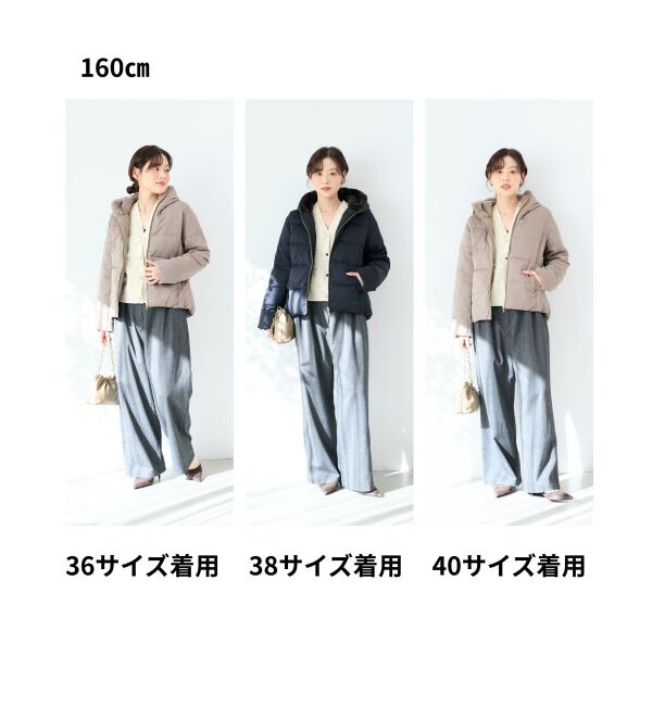  「ファーフードショートダウン」|ダウン|