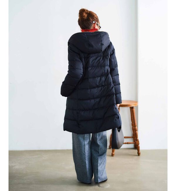  「ファーフードロングダウン」|ダウン|