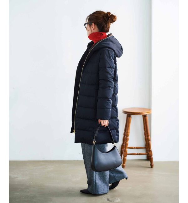  「ファーフードロングダウン」|ダウン|