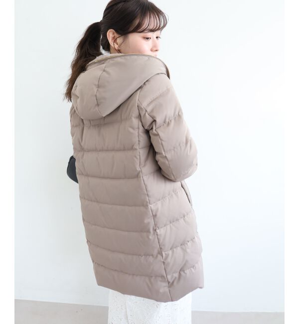  「ファーフードロングダウン」|ダウン|