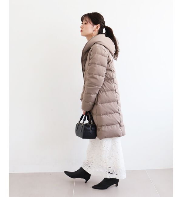  「ファーフードロングダウン」|ダウン|