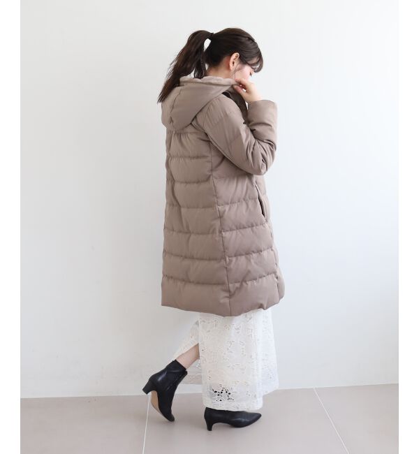  「ファーフードロングダウン」|ダウン|