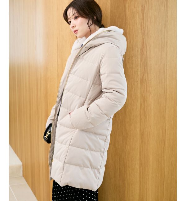  「ファーフードロングダウン」|ダウン|