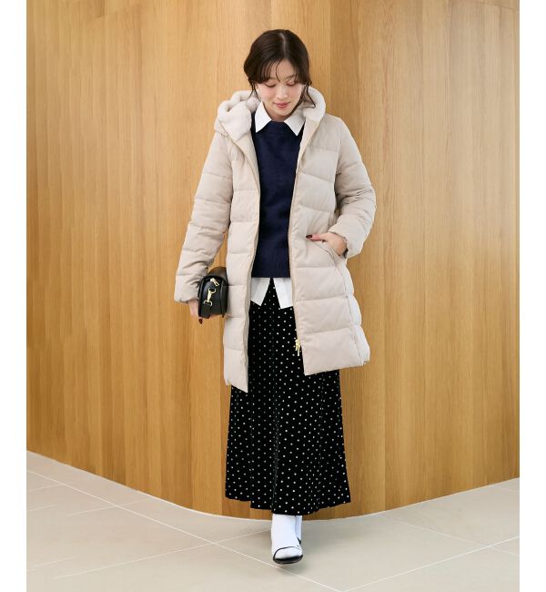  「ファーフードロングダウン」|ダウン|