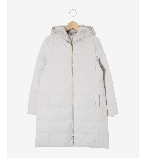  「ファーフードロングダウン」|ダウン|