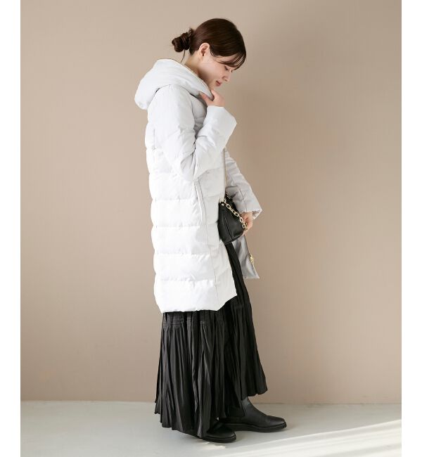  「ファーフードロングダウン」|ダウン|