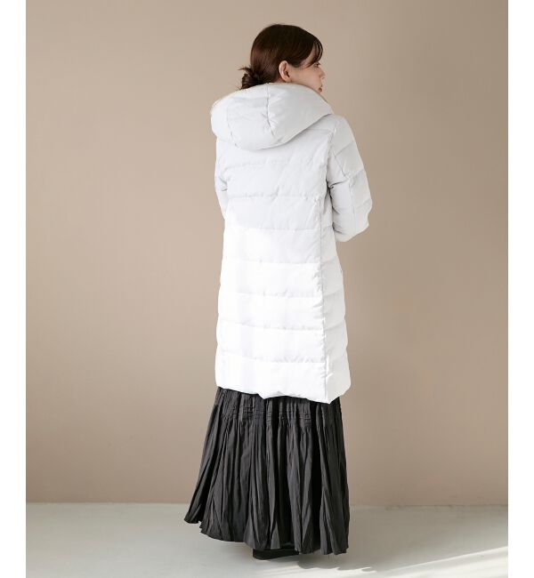  「ファーフードロングダウン」|ダウン|