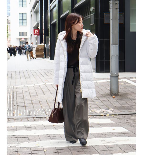  「ファーフードロングダウン」|ダウン|