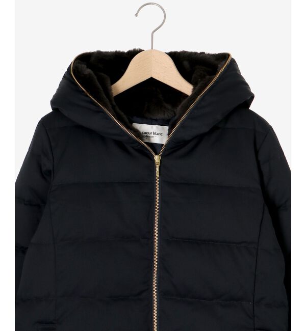  「ファーフードロングダウン」|ダウン|