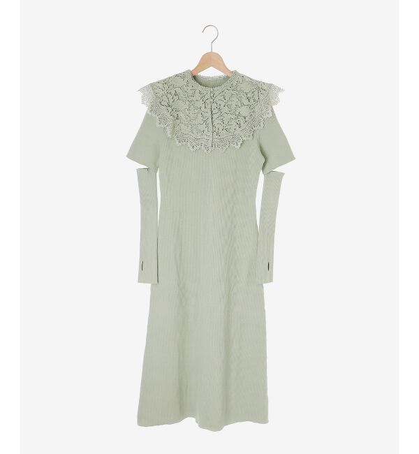 MAJESTICLEGON「レースカラーマルチwayニットワンピ」|その他|