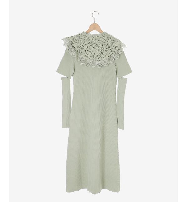 MAJESTICLEGON「レースカラーマルチwayニットワンピ」|その他|