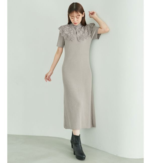 MAJESTICLEGON「レースカラーマルチwayニットワンピ」|その他|