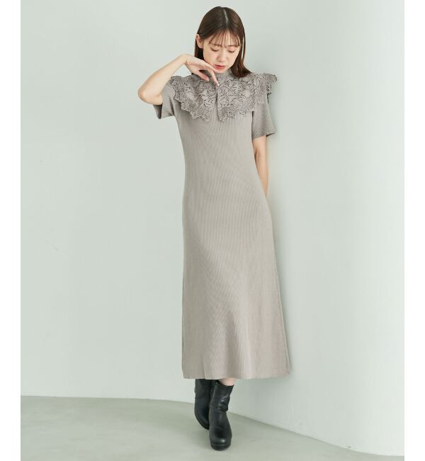 MAJESTICLEGON「レースカラーマルチwayニットワンピ」|その他|