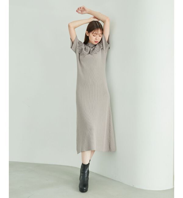 MAJESTICLEGON「レースカラーマルチwayニットワンピ」|その他|