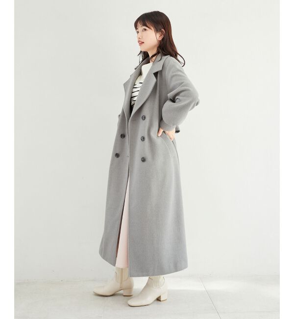 MAJESTICLEGON「バックデザインチェスターコート」|チェスターコート|