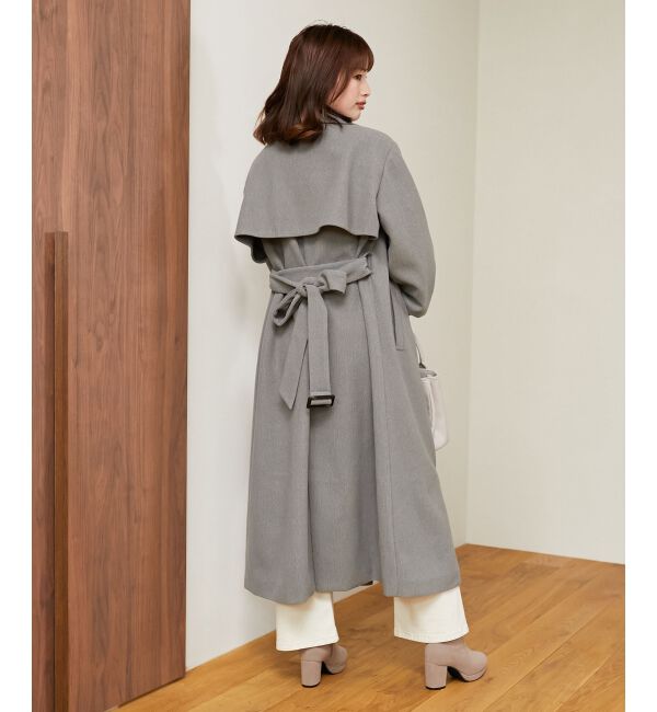 MAJESTICLEGON「バックデザインチェスターコート」|チェスターコート|