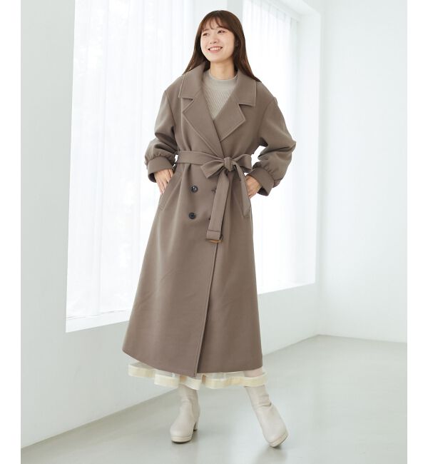 MAJESTICLEGON「バックデザインチェスターコート」|チェスターコート|