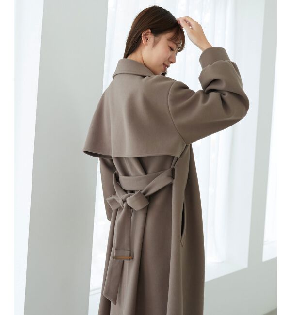 MAJESTICLEGON「バックデザインチェスターコート」|チェスターコート|