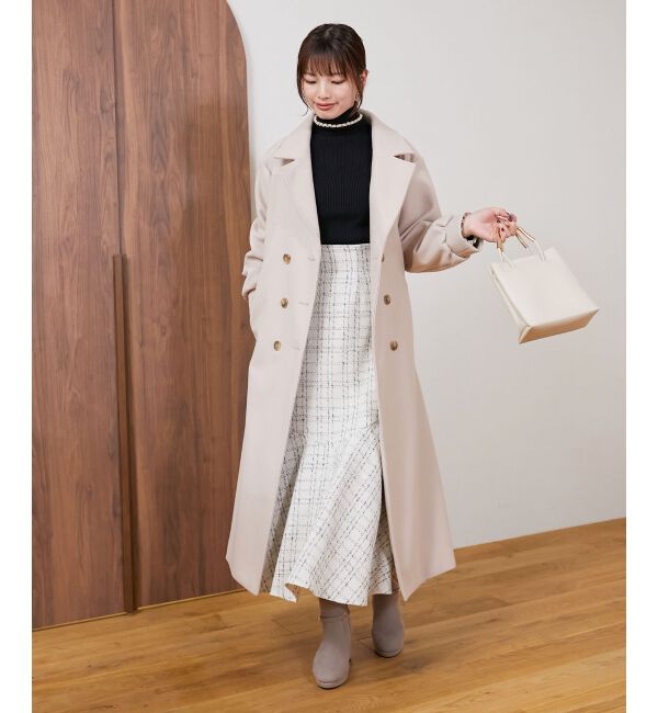 MAJESTICLEGON「バックデザインチェスターコート」|チェスターコート|