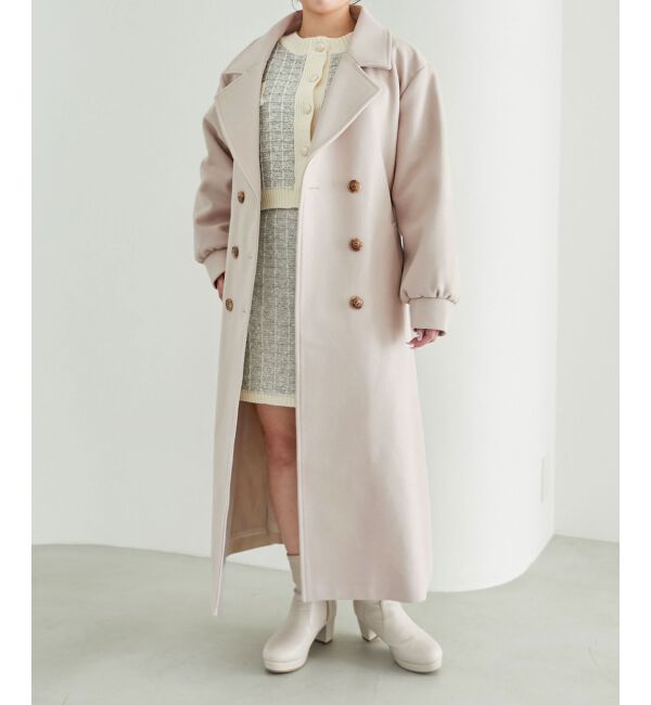 MAJESTICLEGON「バックデザインチェスターコート」|チェスターコート|