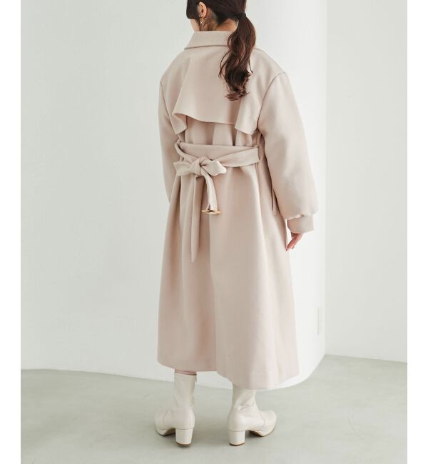 MAJESTICLEGON「バックデザインチェスターコート」|チェスターコート|