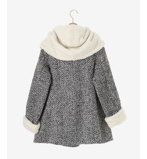 MAJESTICLEGON「フードボアコート」|ダウン|