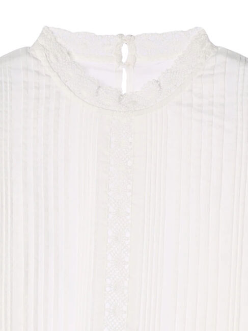 earth music&ecology「ピンタックレースブラウス」|シャツ・ブラウス|