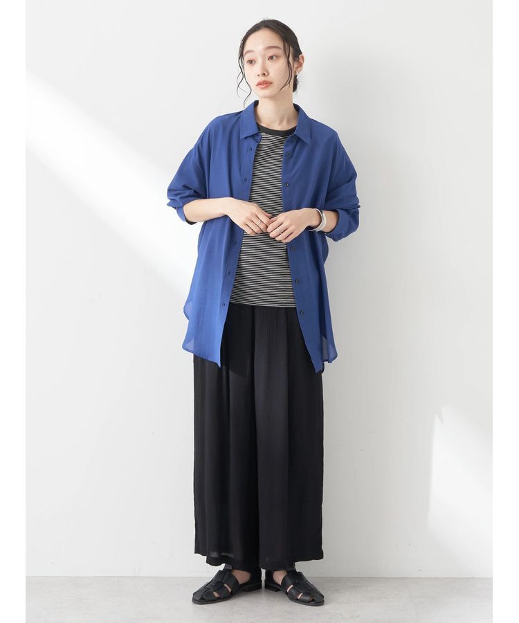 earth music&ecology「シアーシャツ」|シャツ・ブラウス|