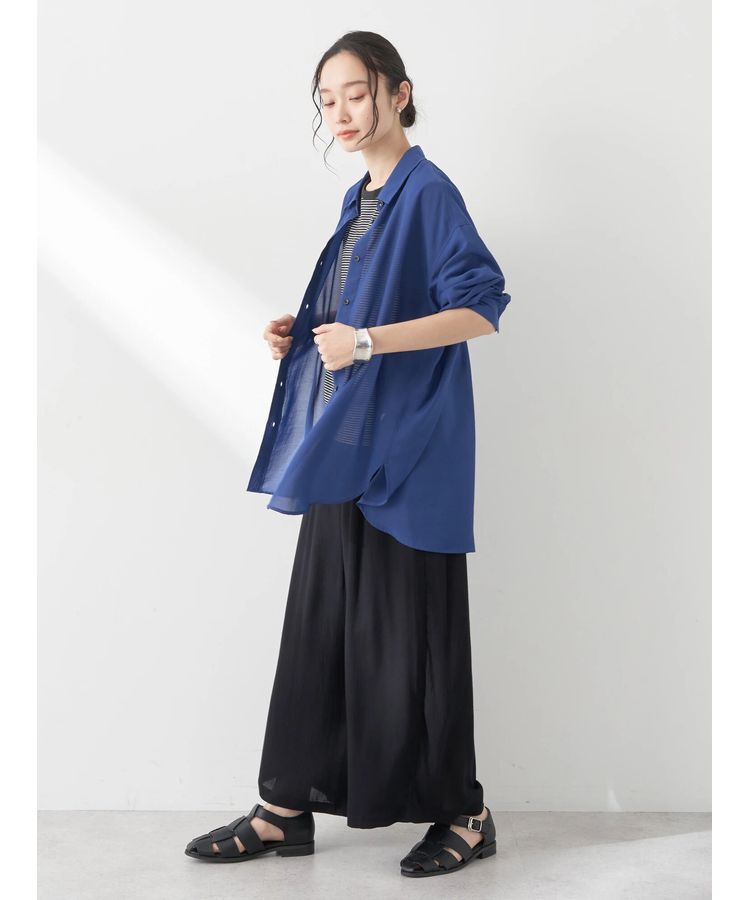 earth music&ecology「シアーシャツ」|シャツ・ブラウス|