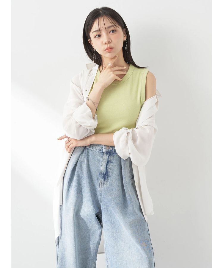 earth music&ecology「シアーシャツ」|シャツ・ブラウス|