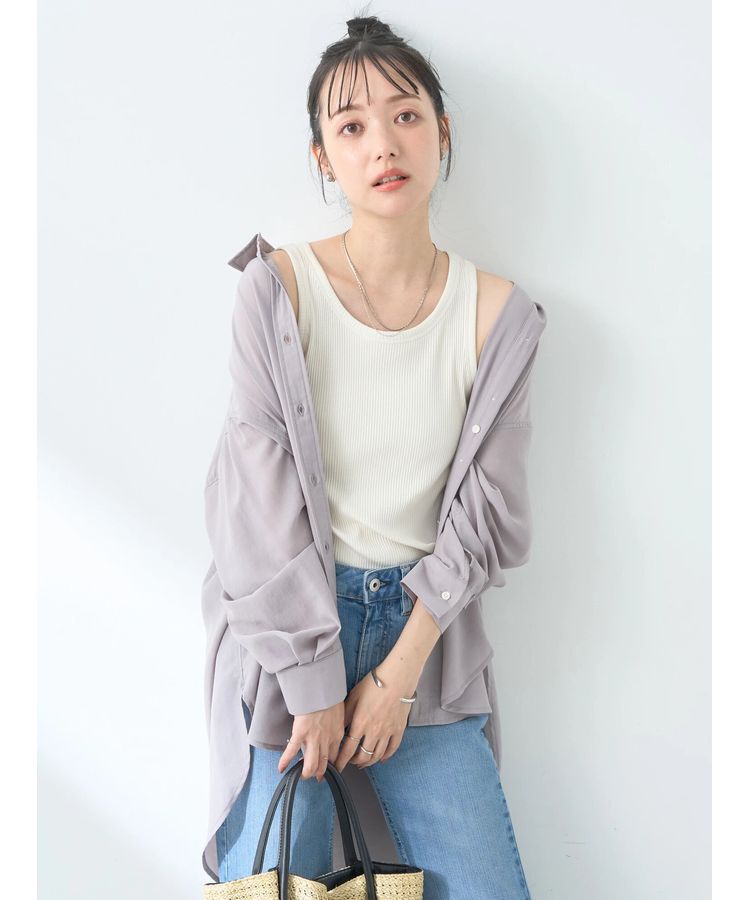 earth music&ecology「シアーシャツ」|シャツ・ブラウス|