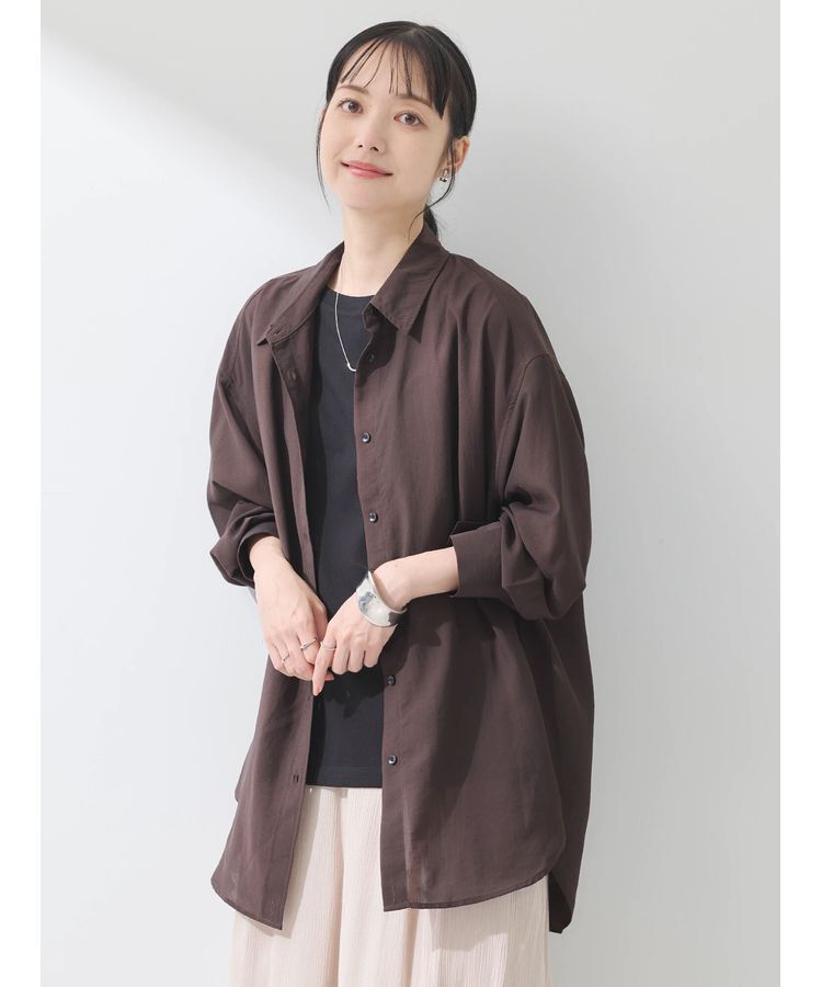 earth music&ecology「シアーシャツ」|シャツ・ブラウス|