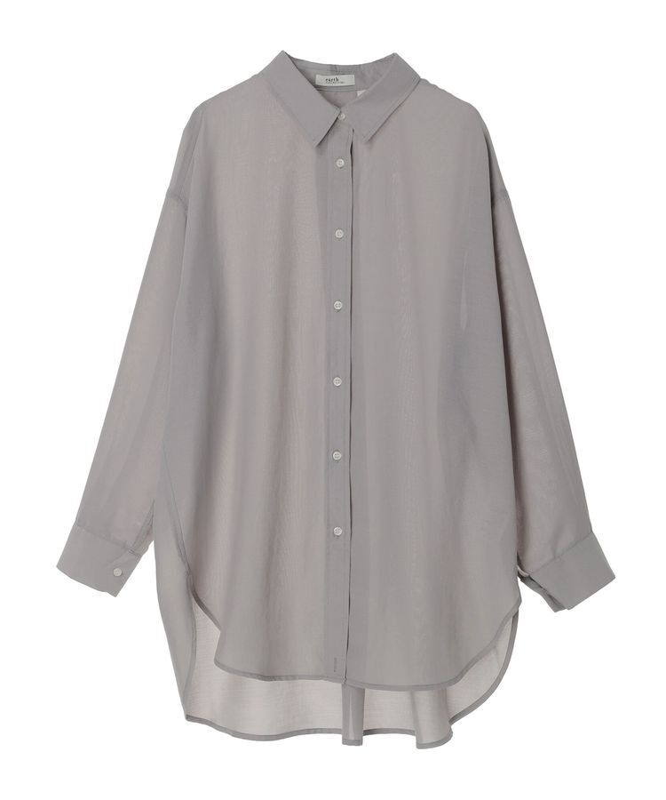 earth music&ecology「シアーシャツ」|シャツ・ブラウス|