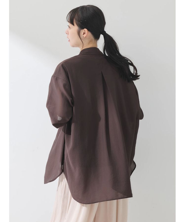 earth music&ecology「シアーシャツ」|シャツ・ブラウス|
