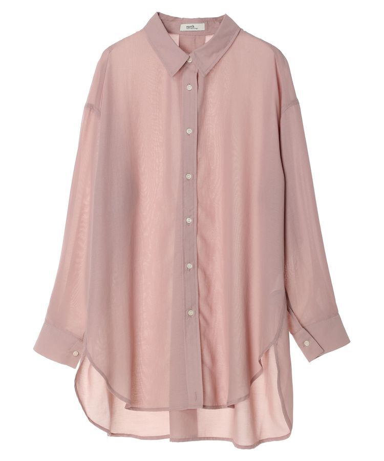 earth music&ecology「シアーシャツ」|シャツ・ブラウス|
