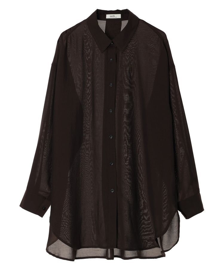 earth music&ecology「シアーシャツ」|シャツ・ブラウス|