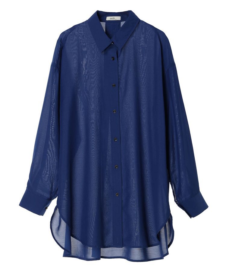 earth music&ecology「シアーシャツ」|シャツ・ブラウス|
