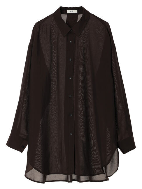 earth music&ecology「シアーシャツ」|シャツ・ブラウス|